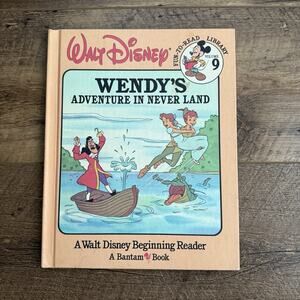 Walt Disney - Wendy's Adventure in Never Land (#9 Fun to Read series) (1986)